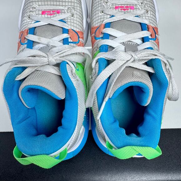 Nike Lebron Witness VII Basketball Shoes Size 7.5 Grey Fog Hyper Pink Athletic - Picture 7 of 14